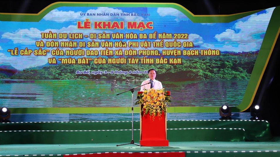Bắc Kạn: Khai mạc “Tuần lễ du lịch - di sản văn hóa Ba Bể năm 2022”