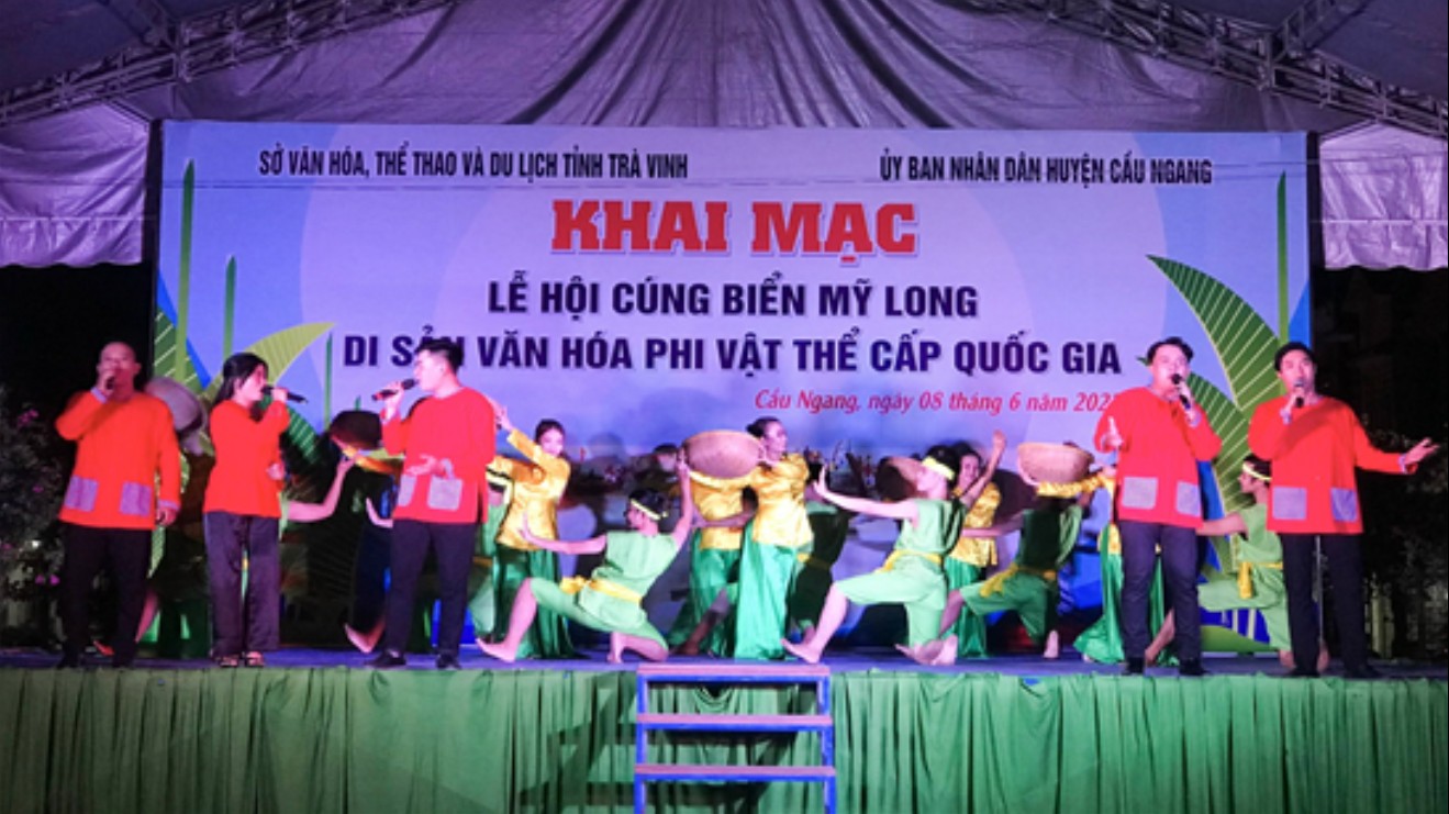 Trà Vinh: Khai mạc Lễ hội Cúng biển Mỹ Long