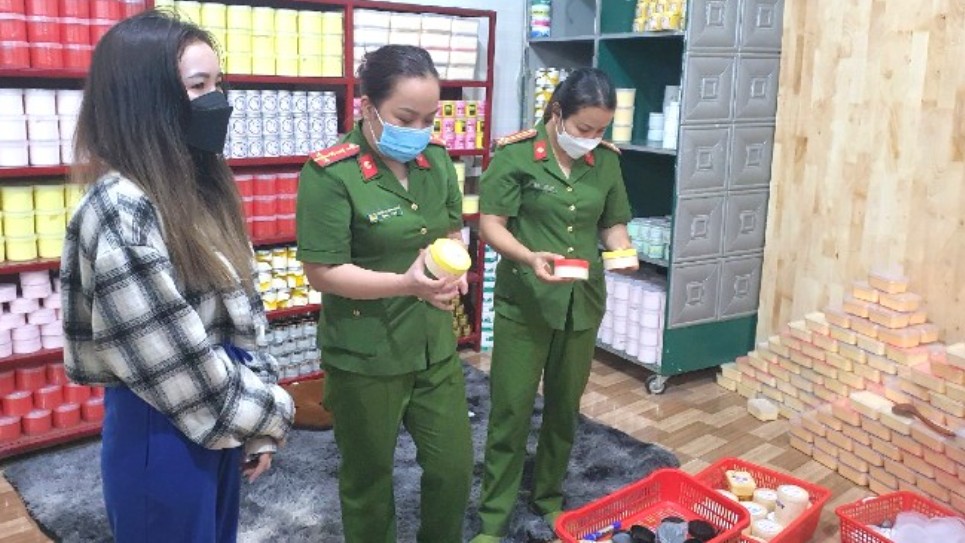 Bình Định: Xử phạt 115 triệu đồng 01 cơ sở sản xuất mỹ phẩm