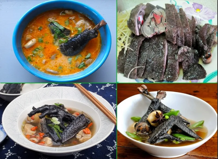 Món ngon được chế biến từ gà tủa chùa