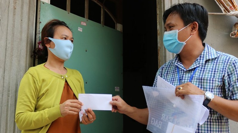 TPHCM: Hộ khó khăn do dịch COVID-19 được nhận 1,5 triệu đồng