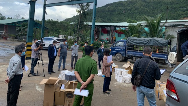 Bình Định: Tiêu hủy 40.000 bao thuốc lá nhập lậu