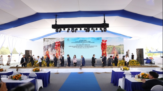 TH True Milk khởi công Dự án Chăn nuôi bò sữa công nghệ cao gần 2.700 tỷ đồng tại An Giang