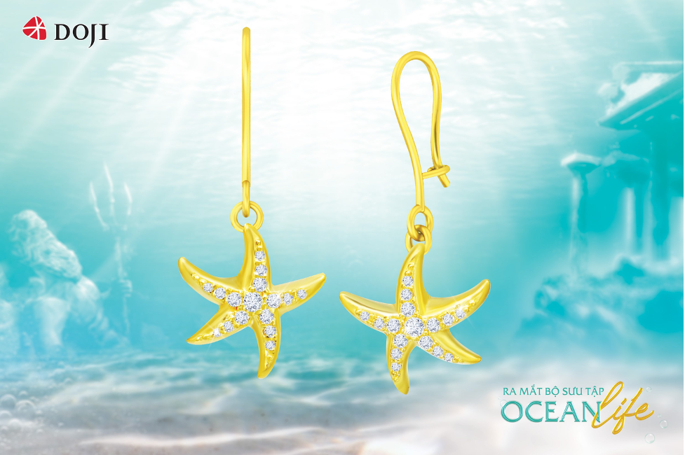 Đón hè rực rỡ với các thiết kế trong bộ sưu tập Trang sức vàng 24K "Ocean Life" của DOJI