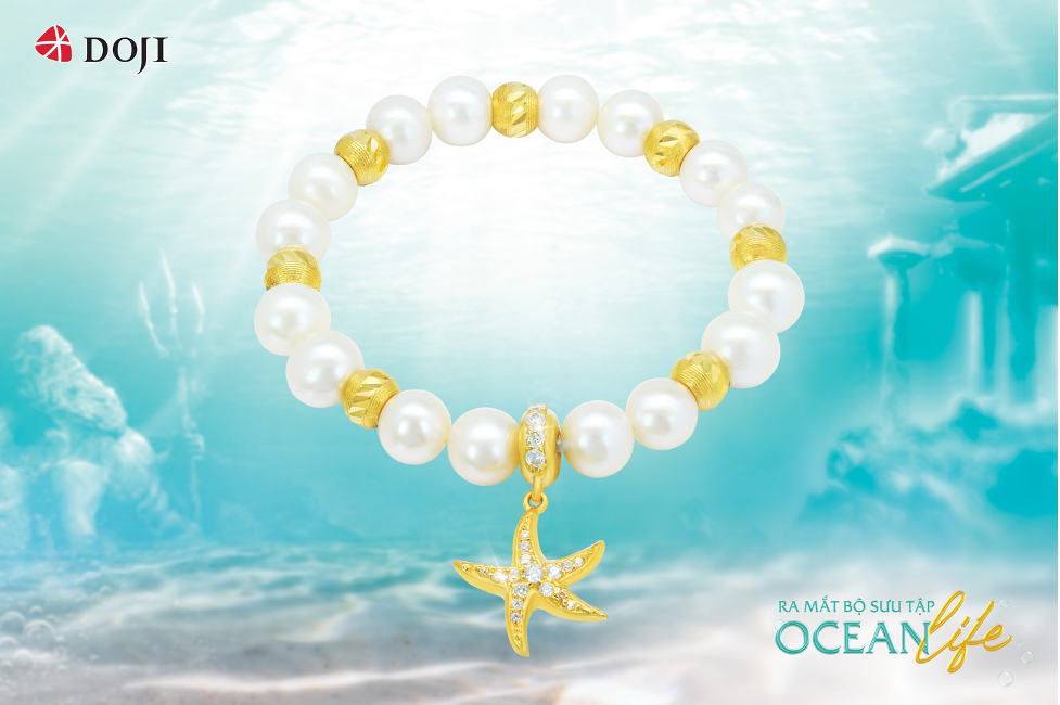 Đón hè rực rỡ với các thiết kế trong bộ sưu tập Trang sức vàng 24K "Ocean Life" của DOJI