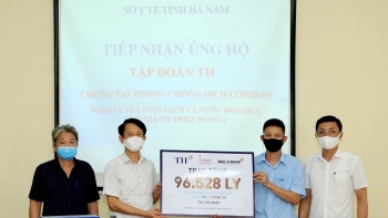 Tập đoàn TH trao tặng Hà Nam, Vĩnh Phúc hơn 145.000 sản phẩm đồ uống tốt cho sức khỏe, chung tay chống dịch COVID-19