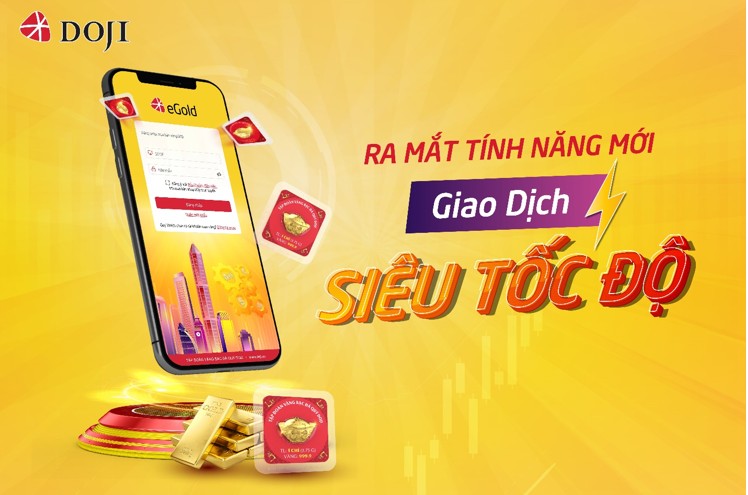 Trải nghiệm tính năng mới trên hệ thống mua bán vàng vật chất trực tuyến eGold