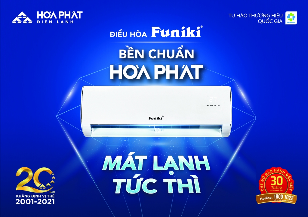 Khám phá chiếc Điều hòa Funiki “Bền chuẩn Hòa Phát” Khám phá chiếc Điều hòa Funiki “Bền chuẩn Hòa Phát”