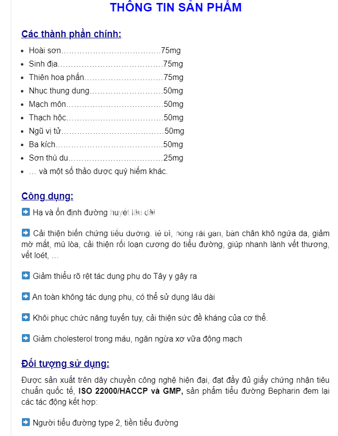 Khuyến cáo: Người tiêu dùng cần thận trọng khi mua TPBVSK Bepharin