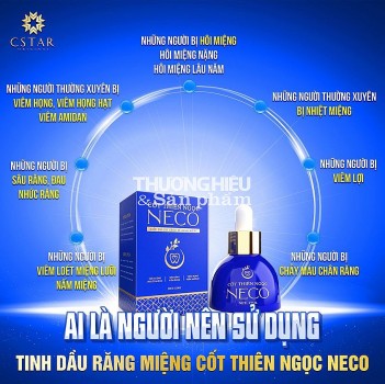 Sản phẩm dùng chăm sóc răng miệng NECO, Cốt Thiên Ngọc NECO “nổ” như thuốc chữa bệnh