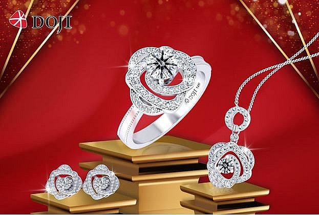 DOJI - Thương hiệu Trang sức dẫn đầu thị trường Việt Nam gửi tặng Siêu ưu đãi tới 35%