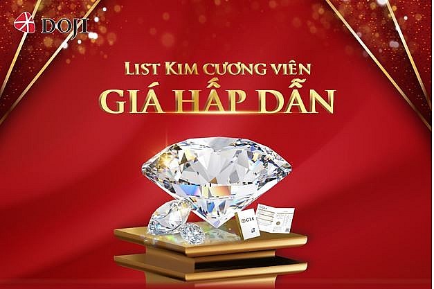 DOJI - Thương hiệu Trang sức dẫn đầu thị trường Việt Nam gửi tặng Siêu ưu đãi tới 35%