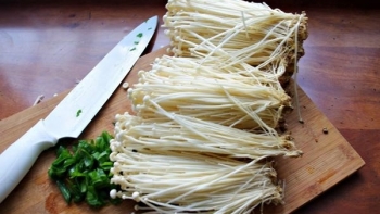 Các bà nội trợ cần lưu ý khi chế biến nấm kim châm