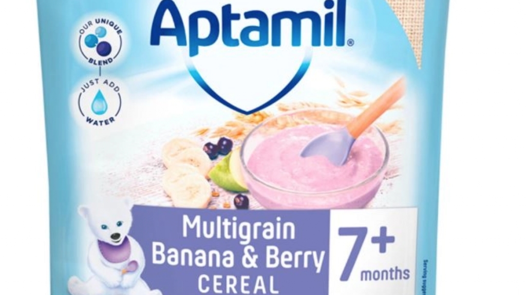 Thu hồi sản phẩm Bột ngũ cốc Aptamil Multigrain Banana and Berry Cereal 7+ months
