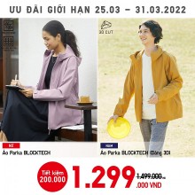 Bản tin khuyến mại ngày 26/3: Ưu đãi cuối tháng hấp dẫn trên tất cả các cửa hàng Uniqlo trên toàn quốc