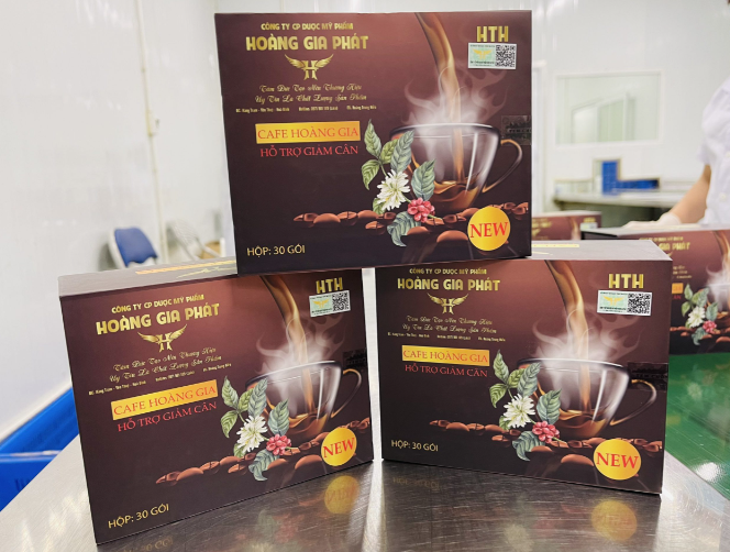Thu hồi sản phẩm thực phẩm bổ sung cafe Hoàng Gia