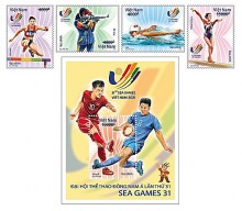 Phát hành bộ tem SEA Games 31 Phát hành bộ tem SEA Games 31