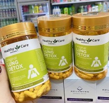 CẢNH BÁO: Người tiêu dùng cẩn trọng khi mua và sử dụng sản phẩm Healthy Care Original Lung Detox