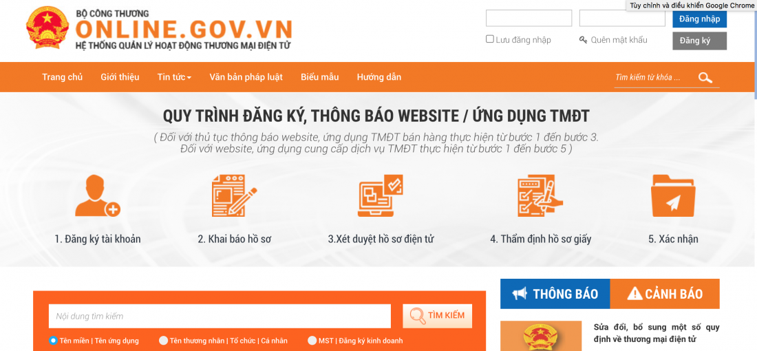 Hướng dẫn đăng ký thương mại điện tử nhanh gọn cho người bán hàng trên mạng xã hội