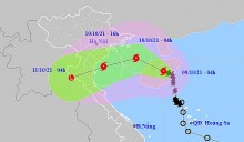 Bão số 7 đổi hướng, sắp vào Vịnh Bắc Bộ