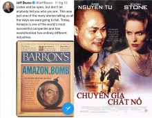 Đồng cảm với "đồng nghiệp" Jeff Bezos về Amazon nhưng Nguyễn Tử Quảng nhận bình luận "chí mạng" từ cư dân mạng Đồng cảm với "đồng nghiệp" Jeff Bezos về Amazon nhưng Nguyễn Tử Quảng nhận bình luận "chí mạng" từ cư dân mạng