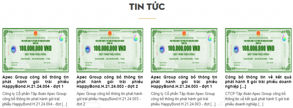 Tập đoàn Apec Group phát hành 'chui' trái phiếu, buộc phải trả lại tiền nhà đầu tư