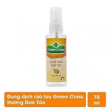 Đình chỉ và thu hồi sản phẩm Green Cross Dung dịch rửa tay hương dưa táo - 70ml