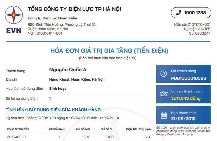 EVN áp dụng hóa đơn điện tử theo quy định mới từ đầu năm 2022