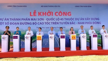 Đồng loạt khởi công 3 dự án thuộc cao tốc Bắc-Nam