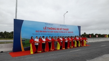 Cắt băng thông xe kỹ thuật Dự án Lộ Tẻ - Rạch Sỏi