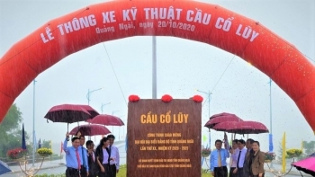 Thông xe kỹ thuật cây cầu hiện đại nhất Quảng Ngãi