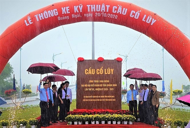 Thông xe kỹ thuật cây cầu hiện đại nhất Quảng Ngãi