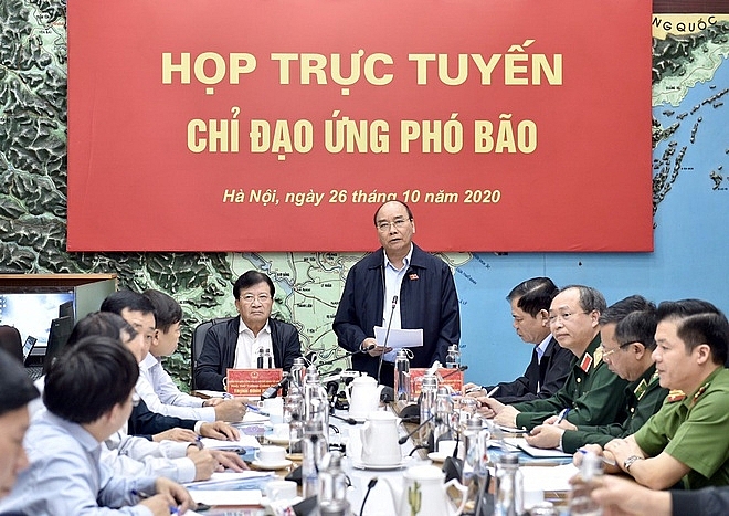 Thủ tướng chủ trì họp khẩn cấp ứng phó với bão số 9