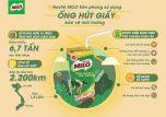 Nestlé MILO đưa vào sử dụng ống hút giấy Nestlé MILO đưa vào sử dụng ống hút giấy