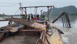 Tàu 60 tấn hút trộm cát trên sông