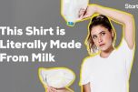 Khởi nghiệp 2020: Startup ở Mỹ sản xuất áo phông từ sữa bò