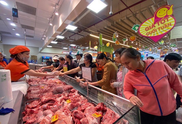 Giá bán thịt heo bình ổn được điều chỉnh tăng