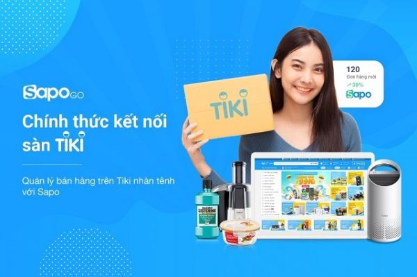 Sapo Go mở cổng kết nối với sàn thương mại điện tử Tiki