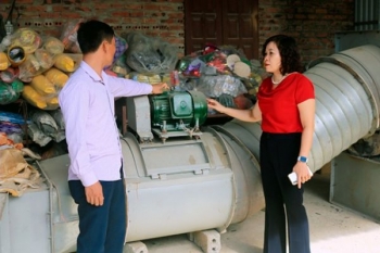 Ninh Bình: Sử dụng lò sấy lúa, nâng cao chất lượng nông sản