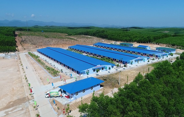 To&agrave;n cảnh tổ hợp chăn nu&ocirc;i an to&agrave;n sinh học 4F từ tr&ecirc;n cao