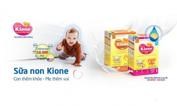Sữa non KIONE sản phẩm hỗ trợ sức khỏe cho mọi gia đình