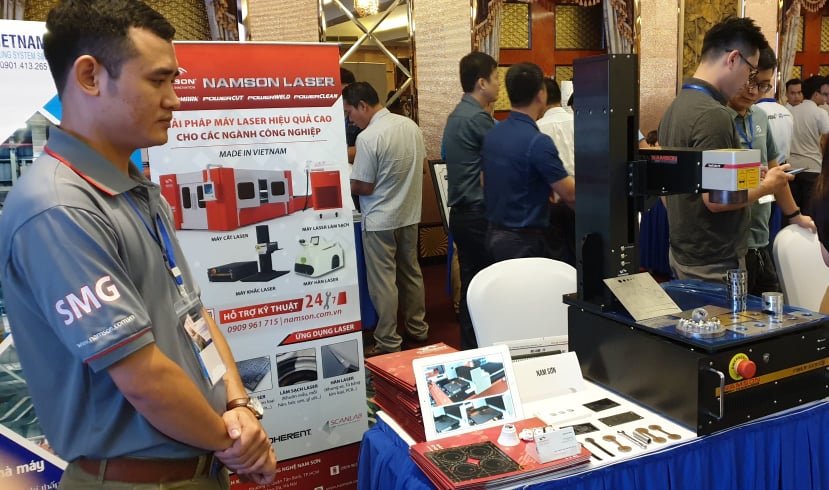 Sản phẩm do Việt Nam chế tạo trưng b&agrave;y tại sự kiện Kết nối ng&agrave;nh c&ocirc;ng nghiệp chế tạo 2020.