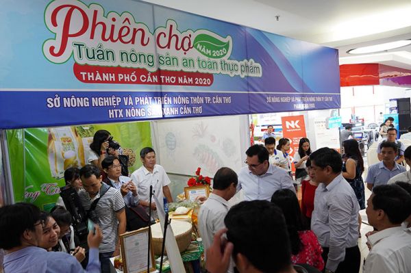 Cần Thơ khai mạc Phiên chợ tuần nông sản an toàn thực phẩm Cần Thơ khai mạc Phiên chợ tuần nông sản an toàn thực phẩm