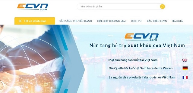 n&egrave;n tảng hỗ trợ xuất khẩu cho doanh nghiệp Việt