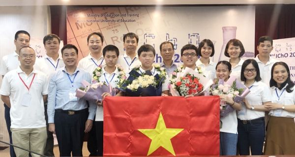 Việt Nam đạt 4 huy chương vàng tại Olympic Hóa học quốc tế 2020
