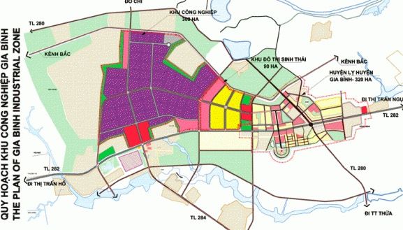Bắc Ninh: duyệt đồ án quy hoạch phân khu KCN Gia Bình II