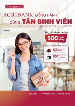 Agribank đồng hành cùng tân sinh viên 2020