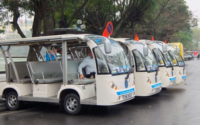 xe điện 4 b&aacute;nh H&agrave; Nội