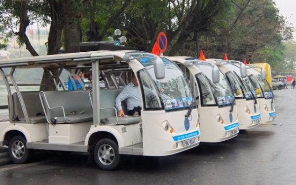 Hà Nội: Khảo sát thêm 8 khu vực triển khai xe điện 4 bánh vận chuyển hành khách