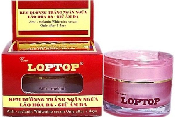 Khuyến cáo: Đình chỉ lưu hành, thu hồi kem dưỡng trắng Loptop chứa chất cấm